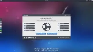 ubuntu budgie 17.04 Screen Preview(1080p)