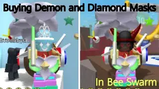 Buying the Demon and Diamond Masks! | Bee Swarm Simulator