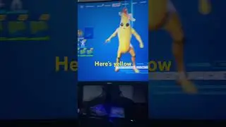 Here’s banana I mean yellow 