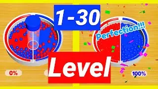 Bead Sort Gameplay Level 1-30 🎮