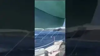 Самолёт Бе-200 набирает воду, Турция.