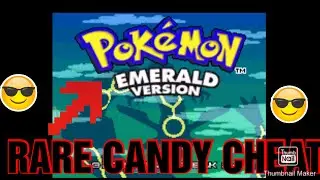Pokémon emerald version rare candy cheat for infinite rare candies 100% working 😃