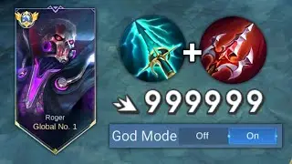 ROGER USERS TRY THIS WIN STREAK ONESHOT BUILD IN RANK GAME (100% BROKEN💀) | MLBB