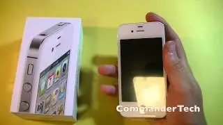 Apple iPhone 4S Unboxing (White)