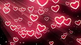 Flying Heart. Heart Neon lights. Love Heart Backround video