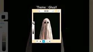 Theme : Ghost #roblox #art #drawing #painting #illustration #game #shorts