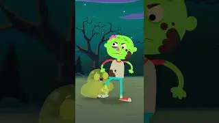 🧟 Zombie tinha um monstrinho 🧟 #shorts #spookymusic #Músicasparacrianças #halloweensongs