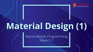 NMP 9-1: Material Design - Navigation