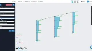 SkyCiv Structural 3D: Column Wind Loads