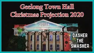 GEELONG TOWN HALL CHRISTMAS PROJECTION 2020