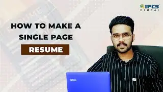 How To make a single page resume | Single Page Resume |Make a resume in 15 minutes | Job Tips