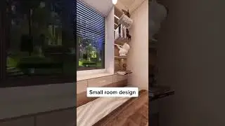 Small room Interior design animation #roominterior #interiorrendering