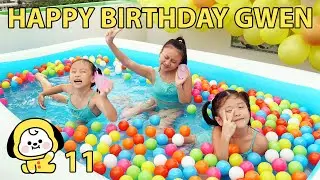 HAPPY 11'th BIRTHDAY GWEN [BT21] CHIMMY BIRTHDAY THEMED