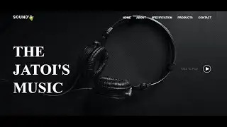 How to create a Music Website Using HTML CSS and JavaScript Simple Music Website @jatoiownworld110