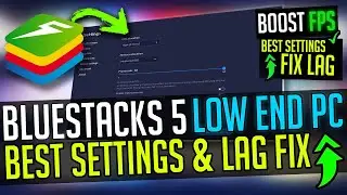 Bluestacks 5 Best Settings For Free Fire Low End Pc (NO GRAPHIC CARD)