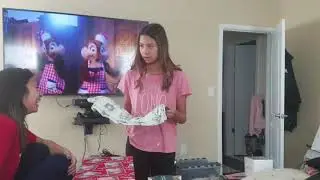 My Daughter's reaction when she gets Taylor Swift tickets for Xmas.