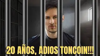 PAVEL DUROV ENFRENTA 12 CARGOS EN SU CONTRA - TONCOIN SE DESPLOMA!!!!
