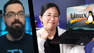 Can a Complete Beginner Survive Linux? Reacting to Betty from Switch and Click trying Linux