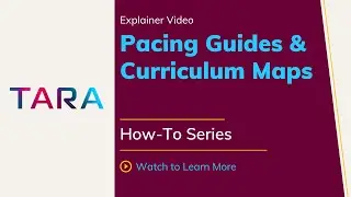 LESSON PLANNER: How To Create Pacing Guides/Curriculum Maps