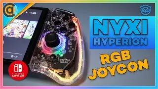 NYXI Hyperion Transparent RGB Nintendo Switch JoyCon