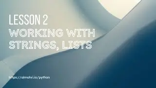 How can we use strings and lists in Python?