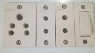 1 five pin socket 2 two pin socket 1switch connection || sinha electricals