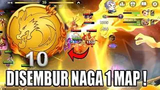 COMBO TERKUAT 10 DRAGONCALLER SEMBUR 1 MAP AUTO JADI ABU ❗ MAGIC CHESS GOGO
