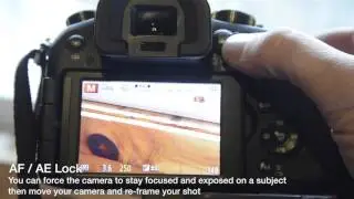 How to use AF AE Lock Panasonic FZ-1000