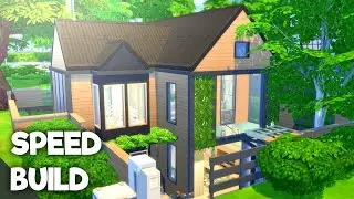 SUNKEN ECO FAMILY HOUSE (w/CC LINKS) || The Sims 4: Speed Build