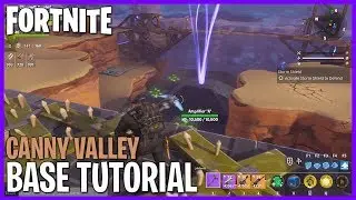 FORTNITE! Base Building Tutorial - Canny Valley! 