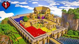 My Perfect Start to Minecraft Hardcore But It's Amplified