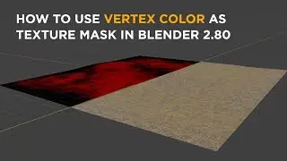 Vertex Color as Texture Mask in Blender 2.80