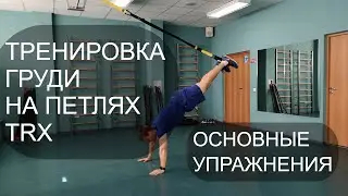 Рельефная грудь на петлях TRX/ Основные упражнения на мышцы груди
