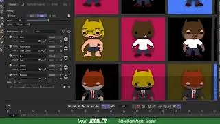Asset Juggler - Cinema 4D Plugin - Combination Generator