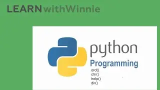 Learn Python Programming | functions ord(), chr(), help(), dir()