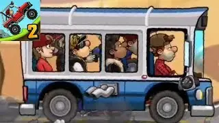Hill Climb Racing 2 | (BUS) Gameplay, Walkthrough (Part 4)