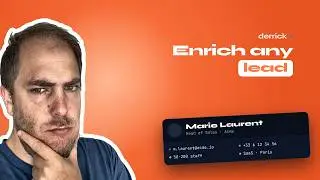 Lead Enrichment from Linkedin (3 Minutes Tutorial FR) - Derrick App