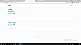 Laravel vuejs miniblog part 2 Adding a post