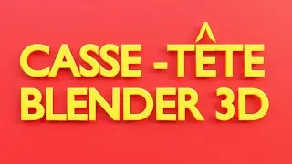 Casse tête Blender 3d n°4