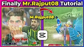 Cricket Video Editing Like @Mr.rajput08 || tiktok trending cricket video editing capcut