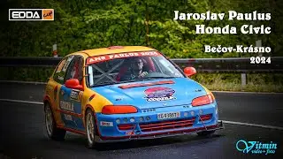 Jaroslav Paulus - Honda Civic - Bečov-Krásno 2024 - EDDA CUP