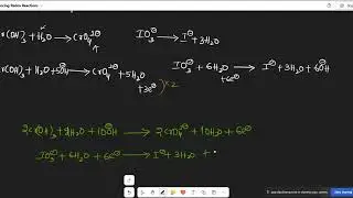 Balancing redox reactions in basic medium #chemistry #chemistrydidi #redoxreactions #jee #neet #exam