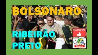 Jair Bolsonaro  arrasta apoiadores em Ribeirão Preto.
