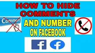 HOW TO HIDE COMMENTS AND NUMBER ON FACEBOOK