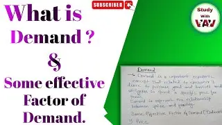 What is Demand||Some Effective Factor of Demand||Determinants of Demand||In Business Economics||