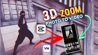 3D Zoom effect reels tutorial | Using Capcut & VN Editor #3d #3danimation #3dzoomeffect