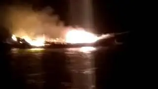 KEBAKARAN KAPAL ANGKUTAN MOTOR PATAS || PULAU SAPUDI