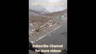 Leh to Khardungla Road trip in Bike