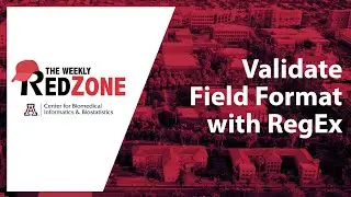 REDZone - Validate Field Format with RegEx