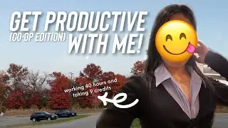 vlog | get productive with me co-op edition